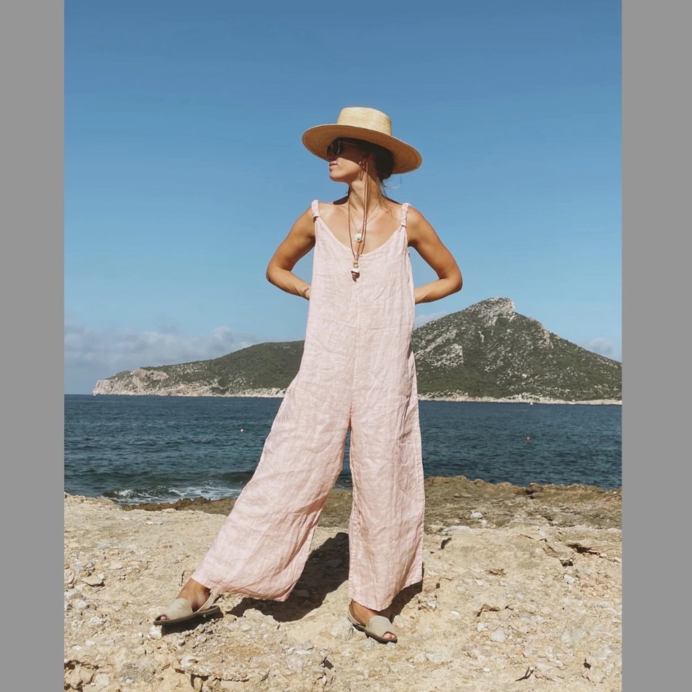 Beachwood Baby the Linen Jumpsuit